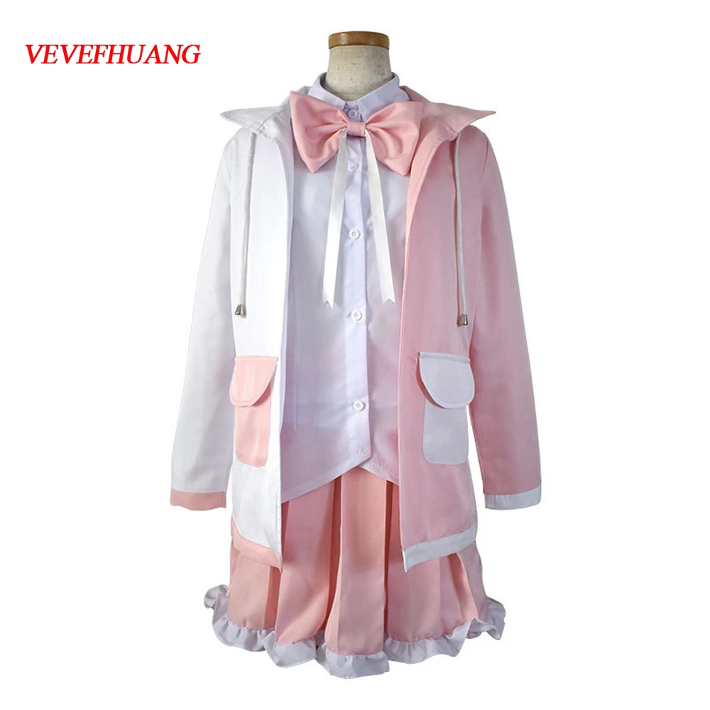 

VEVEFHUANG K Anime Comic Danganronpa 2:Goodbye Despair Cosplay Costumes Monomi Cute Uniforms Clothes Suit Dresses Women